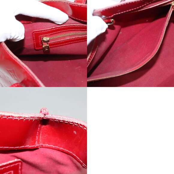 LOUIS VUITTON Monogram Vernis Wilshire PM Bag Pomme D'amour M93642 - Picture 12 of 12